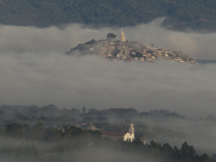 Vista panoramica de un amanecer