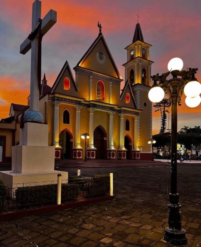El corazon de Naolinco al atardecer